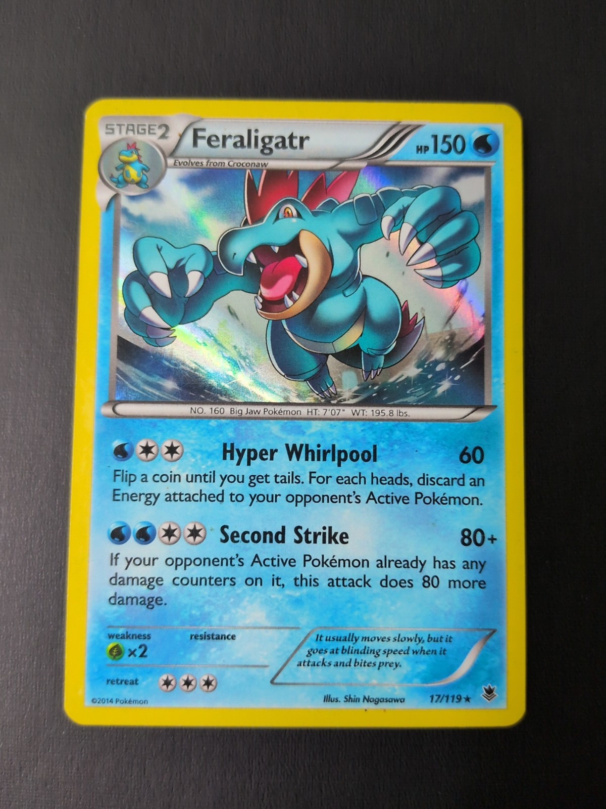 Feraligatr 17/119 XY - Phantom Forces Holo