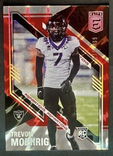 2021 Donruss Elite Trevon Moehrig /499 Rookie Shimmer Aspirations #167 Raiders