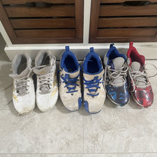 Adidas Nike Under Armour Youth Baseball Football Cleats Lot US 3y, 4y, 5y