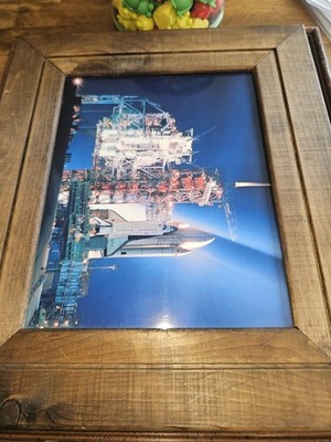 Impact Inc. Space Shuttle Launch Pad Framed Print 1982 Licensed Reprint