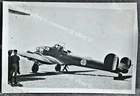 WW2 Egypt -Free French -  Potez 630 multi role Aircraft-  small photo 7 by 4.5cm