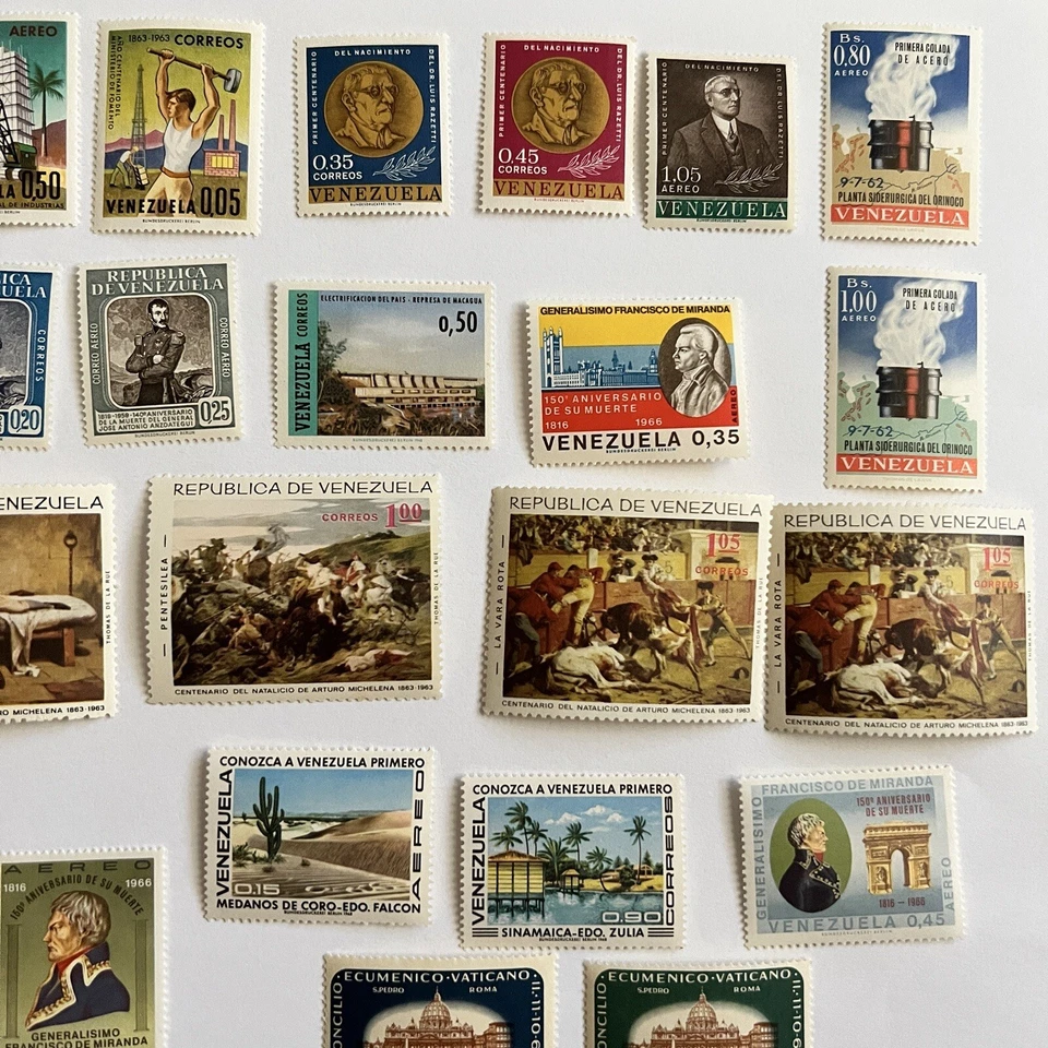 VENEZUELA 批量 所有不同的 完好 全新 现代邮票 几件 短套装 #2 — 第 3/4 张图片