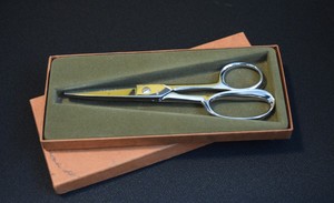 GINGHER 8-INCH CHROME SCISSORS - G-8U - Knife edge