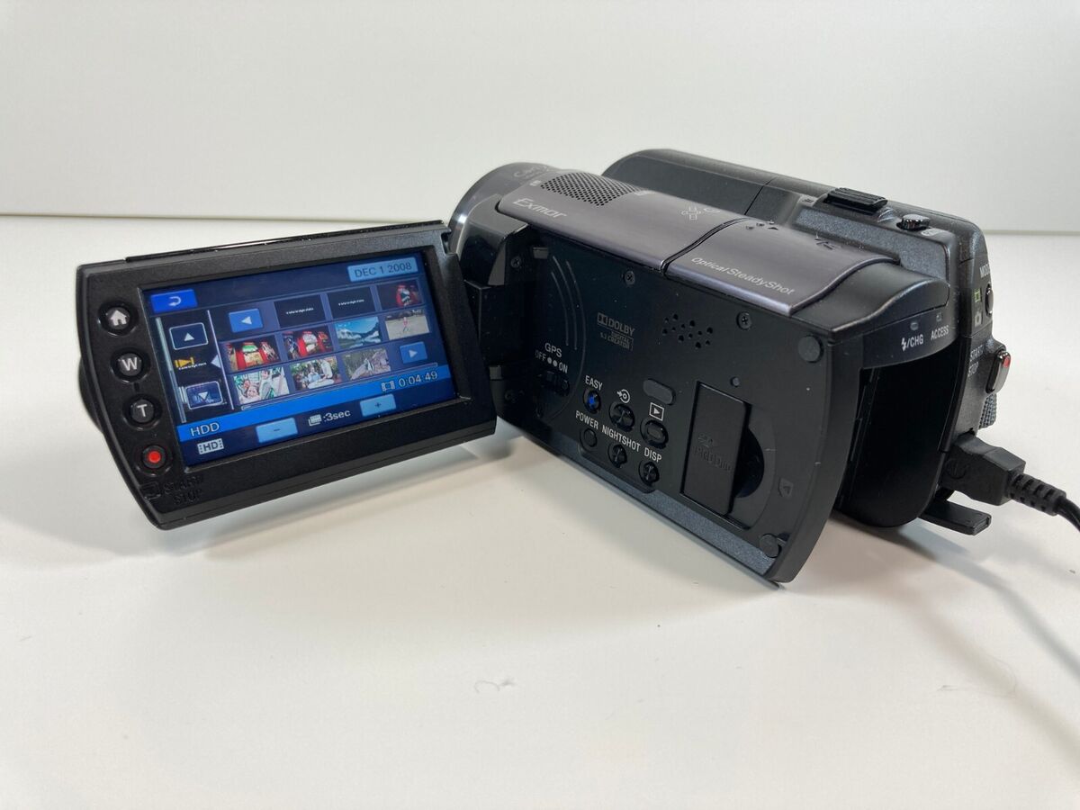Sony HDR-XR200V Handycam HD AVCHD Camcorder Tested Works Sony HDR-XR200V Handycam HD AVCHD Camcorder Tested Works