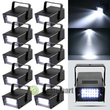 Lot Disco Party Lights Strobe LED DJ 24 LED Flash Stage Light Christmas Xmas