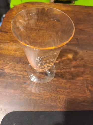 Old Elegant Glass Cambridge Caprice Pink 5-1/2” 10 oz Footed Tumbler - Picture 6 of 6
