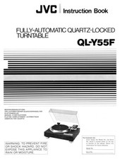 JVC QL-Y55F Turntable Owners Instruction Manual Reprint