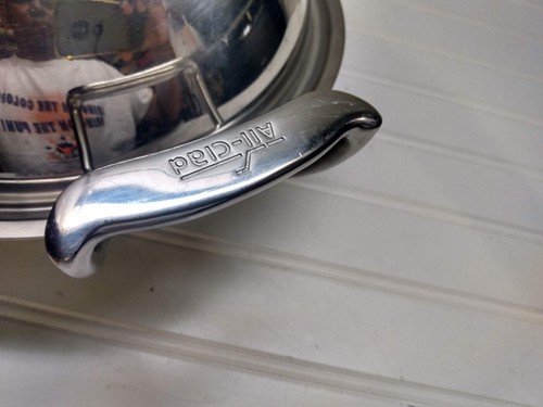 All-Clad 10" Wok Original Multiply Stainless Frying Pan Steamer Basket Dome Lid - Picture 7 of 21