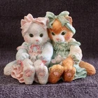 Enesco Calico Kittens We're A Purr-fect Pair Figurine Pricilla Hillman 1992