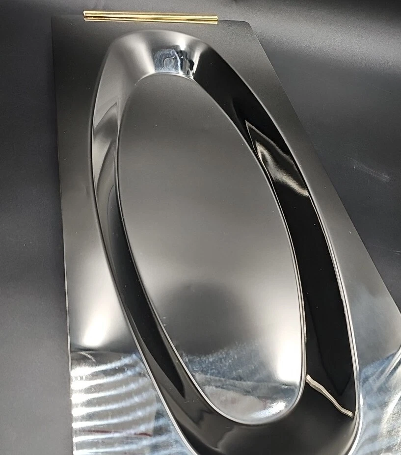 WMF Summit 不锈钢意大利 19 英寸直流。 Platter & Gravy 船金 Acct 全新 18/10 — 第 4/4 张图片