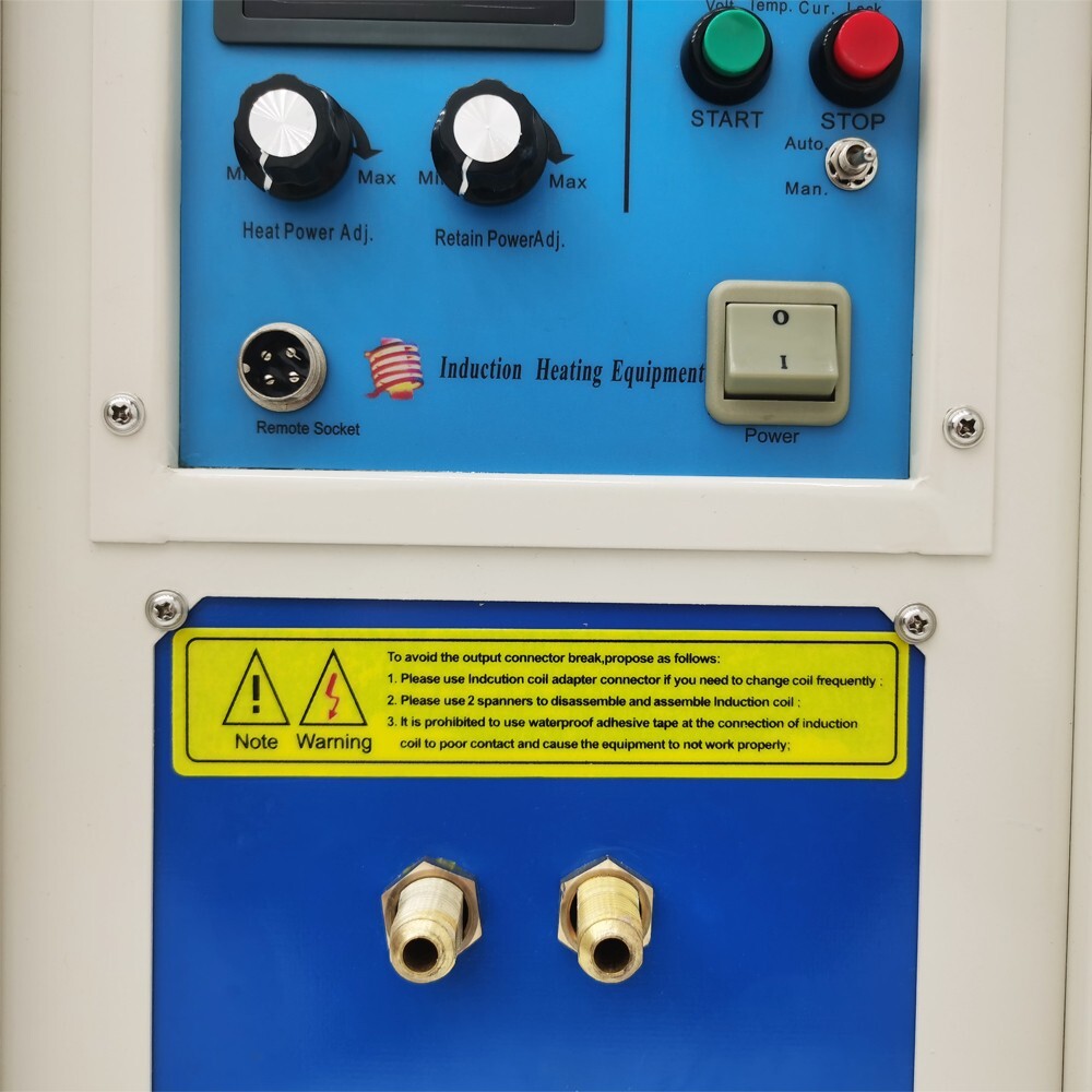 220V 15KW Single Style High Frequency Induction Heating Furnace Machine Water...