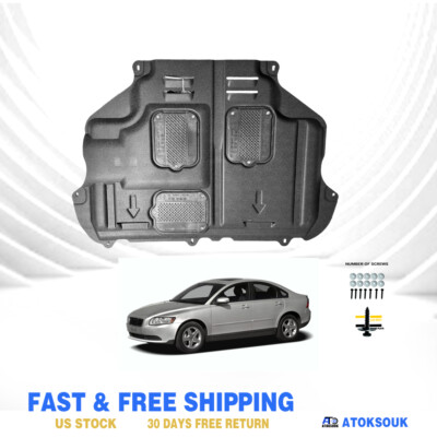 For 2008-2011 Volvo S40 Under Engine Lower Cover Splash Shield Mud Guard Board