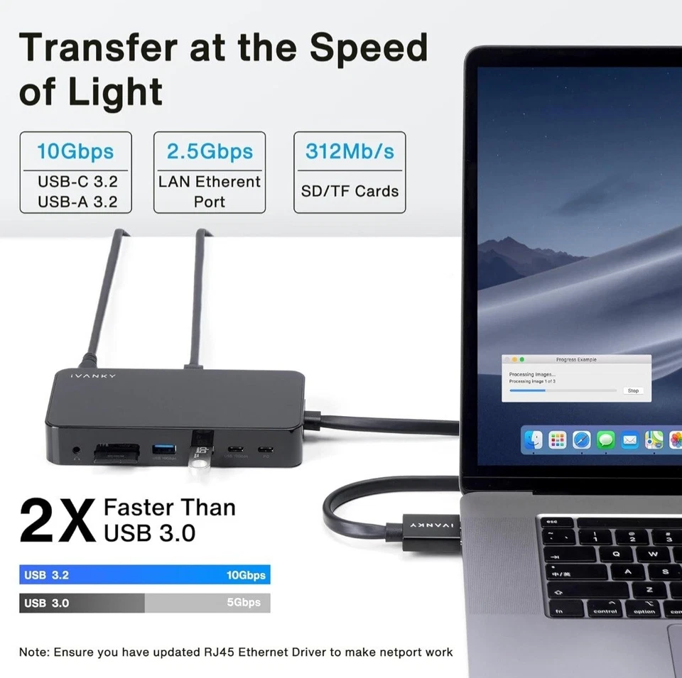 iVANKY 180 Watt 12-in-2 Docking Station ULTRA for MacBook Pro (Retails $190) D30 - Image 3 of 4