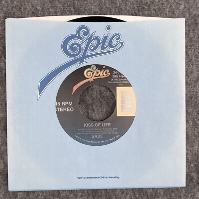 SADE Kiss Of Life / Room 55 45 Epic 34-74848 NEW UNPLAYED SOUL