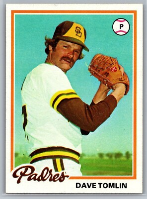 1978 Topps Baseball #86 Dave Tomlin - EX