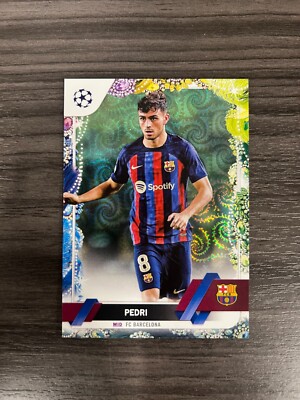 2023 Topps Brazil Carnaval UEFA #136 Pedri Green Samba /75