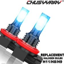 2x LED Fog Light Bulbs Blue 8000K Kit For Jeep Grand Cherokee 2014-2018