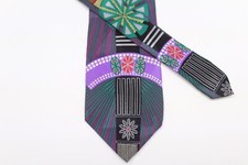 824  PANCGBORN DESIGN  MEN'S  TIE 100  SILK MADE IN KOREA