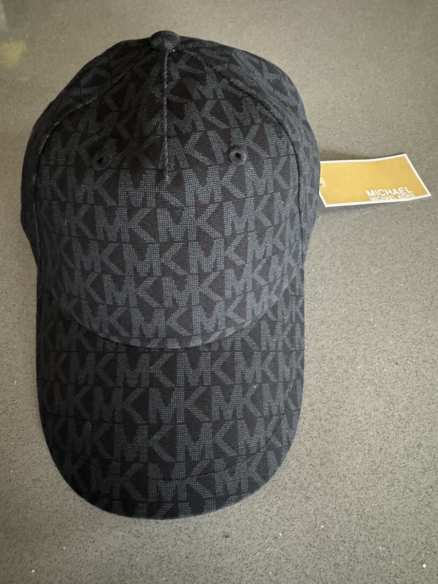 Michael Kors Black and Gray Cap Michael Kors MK Logo Black/ Gray OS Baseball | Mercari main image 3