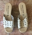 ITALIAN COMFORT Cream Leather 3” Wedge Heels VGUC 9 / 39 like 8.5 — photo 5