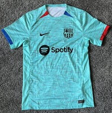 Nike 2023/2024 FC Barcelona Green Away Soccer Jersey Small