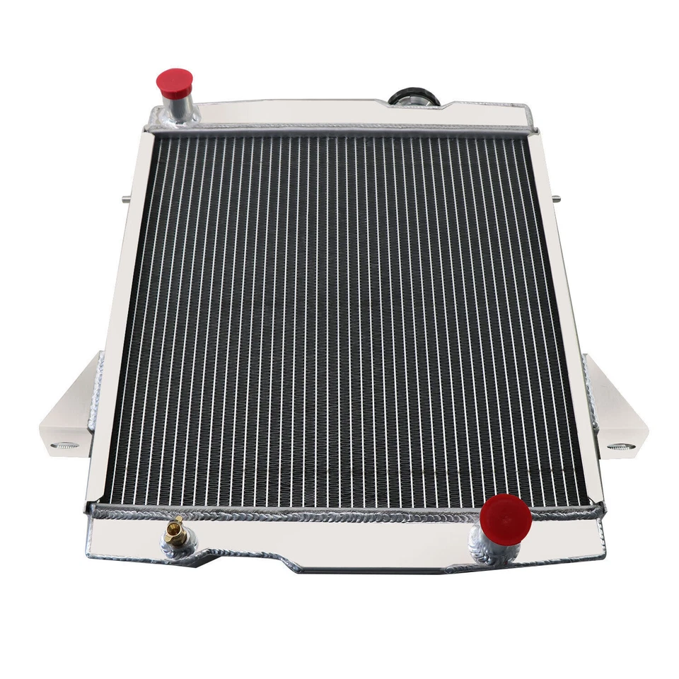 Radiador de alumínio 4 fileiras para 1969-1974 Triumph TR6 1967-1968 TR250 2,5L l6 gasolina - Imagem 3 de 4