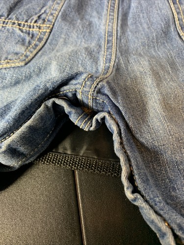 OshKosh b’gosh size 18m 18 months denim blue Jean overalls AG - Picture 8 of 8