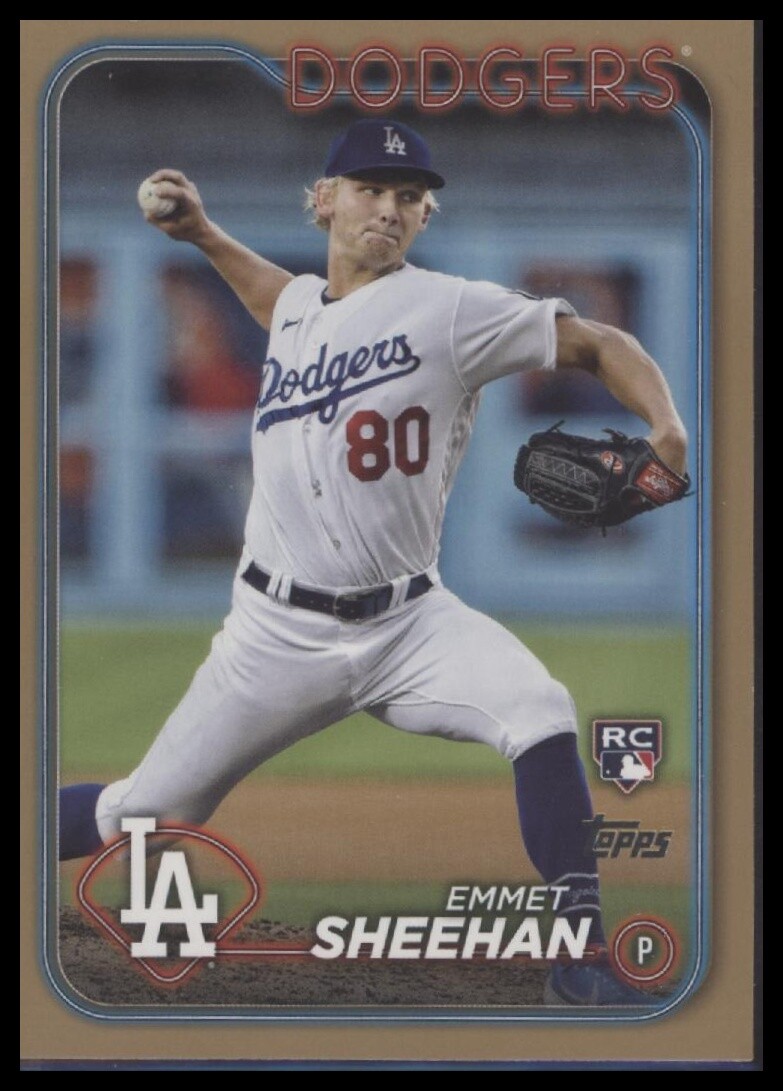 2024 Topps #283 Emmet Sheehan Gold #/2024
