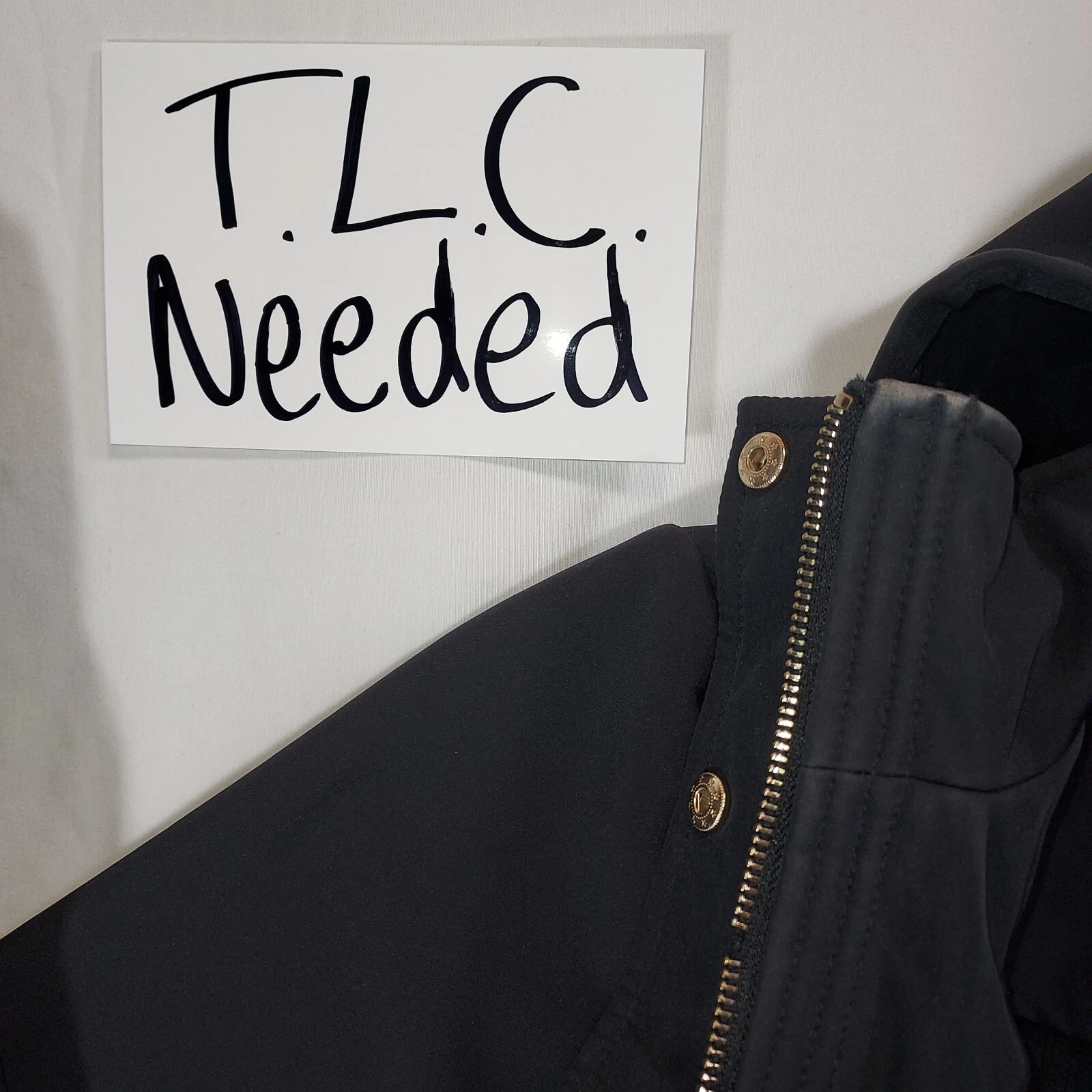 Cappotto donna Michael Kors softshell con cappuccio rimovibile MED vedi note TLC necessario