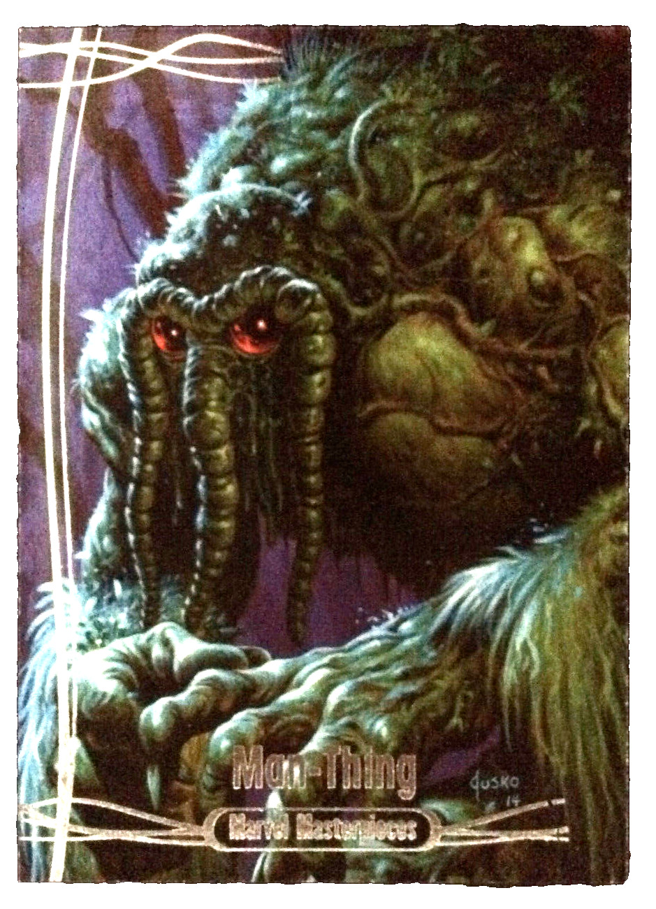2016 Marvel Masterpieces - Man-Thing #30 - Base Set 1720/1999