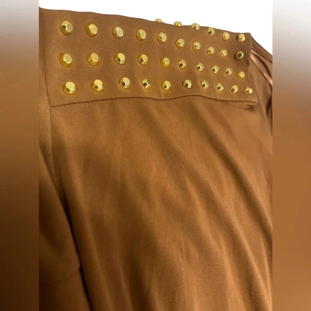 Michael Kors jumpsuit in brown size is a large thumbnail 2