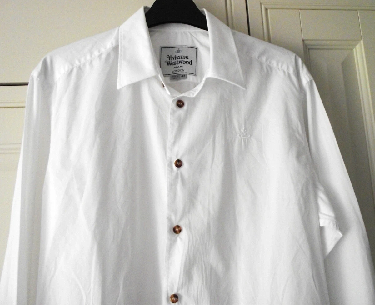 white mens vivienne westwood shirt