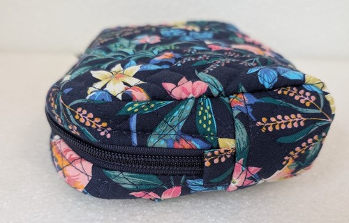 Vera Bradley Medium Cosmetic Bag FLAMINGO GARDEN ~ NWT - Picture 4 of 9
