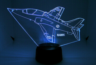 BAE Hawk RC EDF Airplane 3D Acrylic Light with Extras - SALE PRICE!!