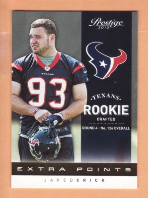 2012 Prestige Extra Points Gold #209 Jared Crick RC - Flat S/H