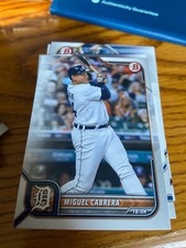 2022 Bowman Base #50 Miguel Cabrera - Detroit Tigers