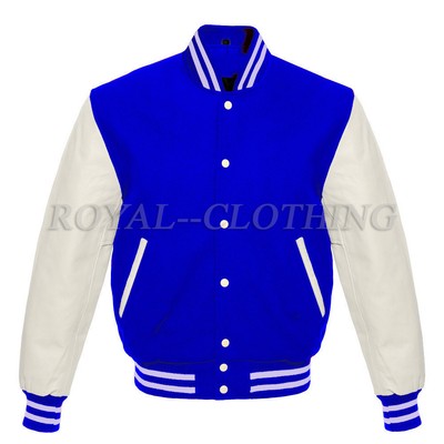 varsity jacket royal blue
