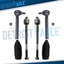 Front Inner and Outer Tie Rod Ends Boots for 2005 2006 2007 Nissan Murano