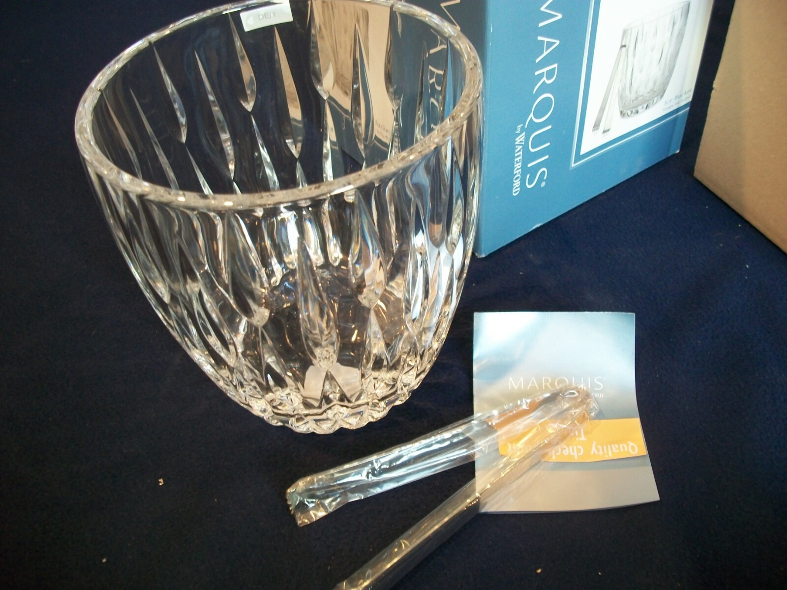 marquis by waterford ice bucket