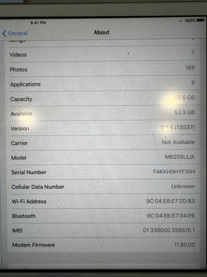 Apple iPad Mini A1454 银色 32GB WiFi + 手机平板电脑很棒! — 第 4/4 张图片