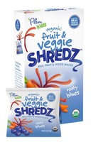 Plum Kids Organic Fruit And Veggie Shredz, Rooty Blues, 5-count (pack Of 8) (72 Plum Kids Organic Fruit And Veggie Shredz, Rooty Blues, 5-count (pack Of 8) (72