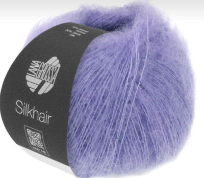 (kg/298 ) Silkhair Lana Grossa  25g Fb. 188 violett Kid Mohair Seide PORTOFREI