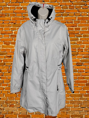 WOMENS KILLTEC UK MEDIUM STONE PADDED HOODED WATERPROOF WINTER PARKA JACKET COAT