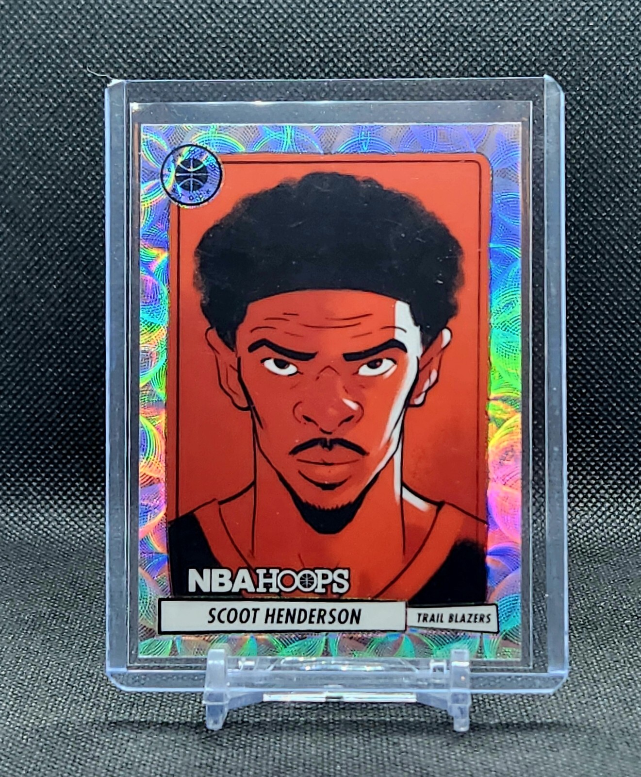 2023-24 NBA Hoops Premium Stock #19 Scoot Henderson Presentations Case Hit SSP