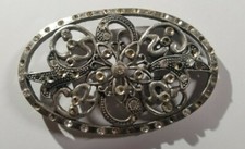 Vintage Silver Belt Buckle Made in USA