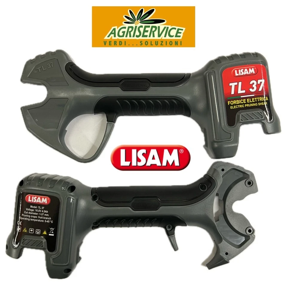Coppia cover - carter di ricambio ORIGINALE per forbice LISAM TL 37