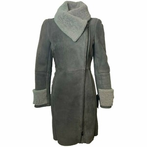 mid length shearling coat