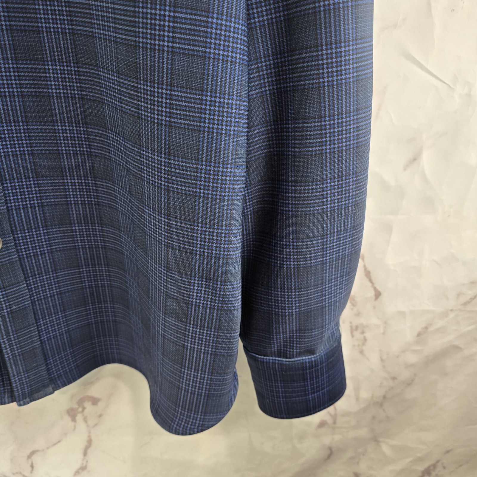 Construct Shirt Jacket Men Medium Blue Button Fle… - image 5