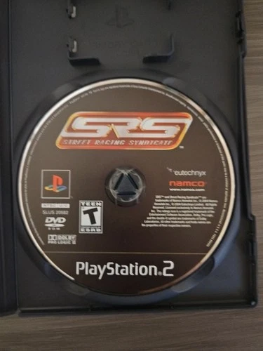 PS2 - SRS: Street Racing Syndicate - DISC ONLY - GOOD - FREE SHIPPING