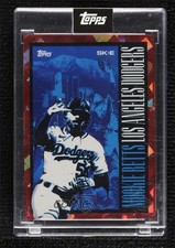 2022 MLB All-Star Art Collection Red Cracked Ice 17/20 Mookie Betts DJ Skee 0v33